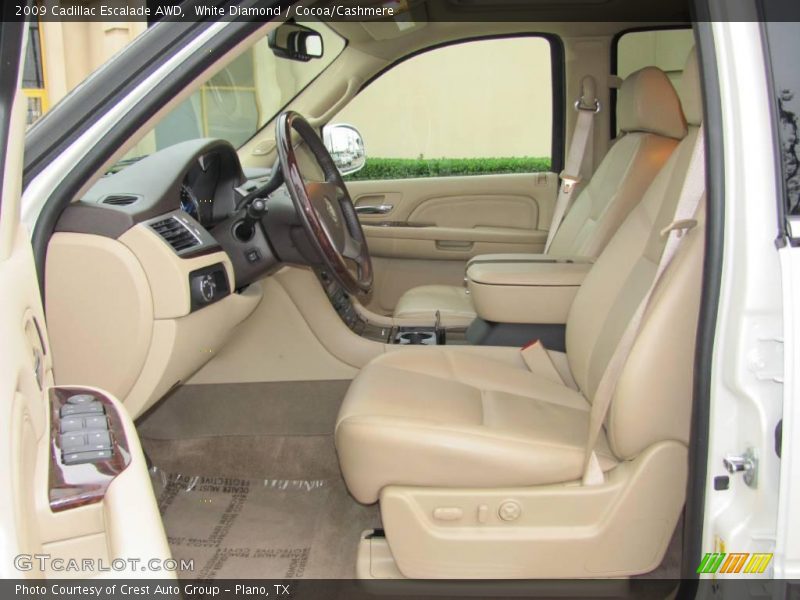 White Diamond / Cocoa/Cashmere 2009 Cadillac Escalade AWD