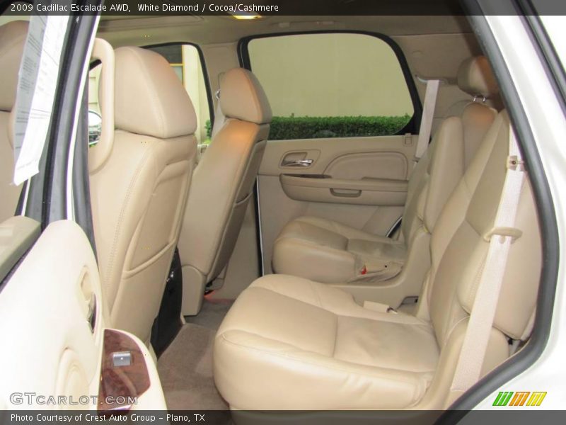 White Diamond / Cocoa/Cashmere 2009 Cadillac Escalade AWD