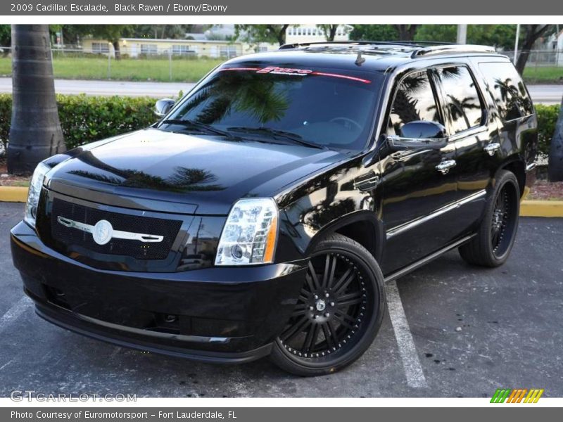 Black Raven / Ebony/Ebony 2009 Cadillac Escalade