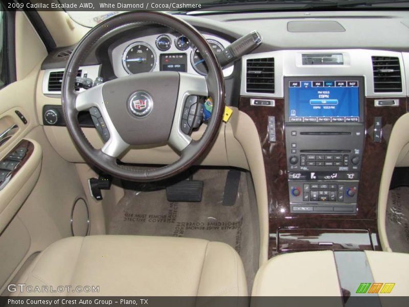 White Diamond / Cocoa/Cashmere 2009 Cadillac Escalade AWD