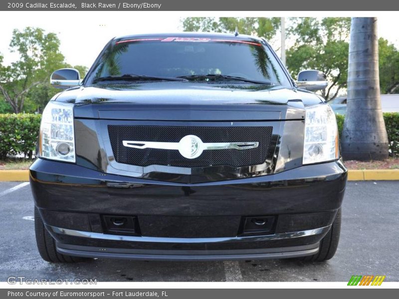 Black Raven / Ebony/Ebony 2009 Cadillac Escalade