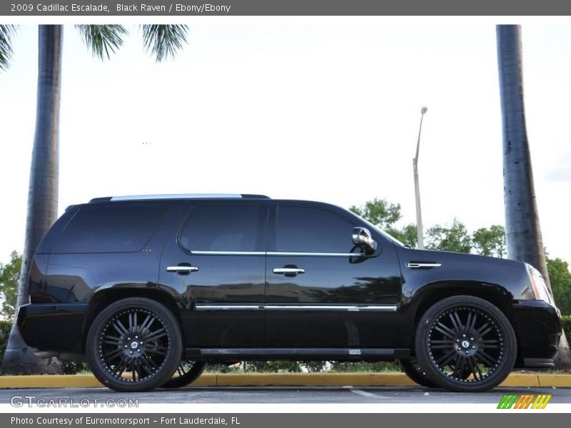 Black Raven / Ebony/Ebony 2009 Cadillac Escalade