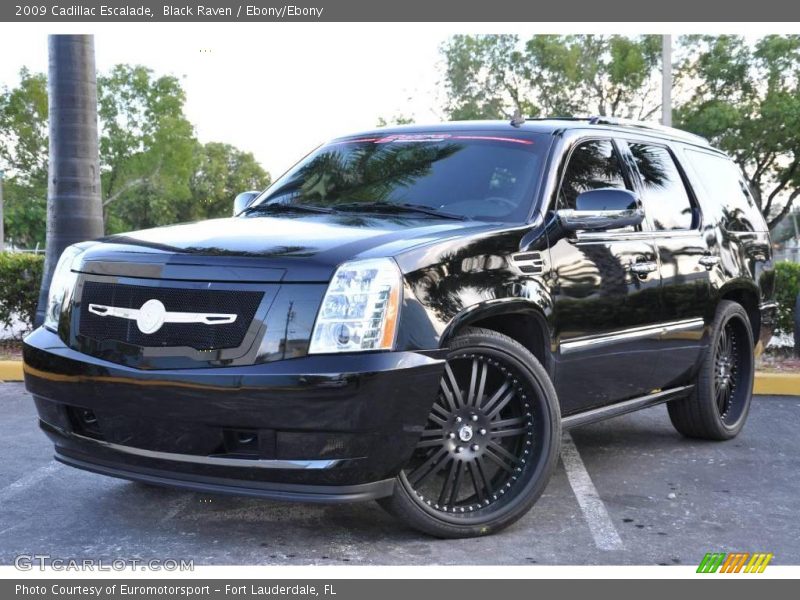 Black Raven / Ebony/Ebony 2009 Cadillac Escalade