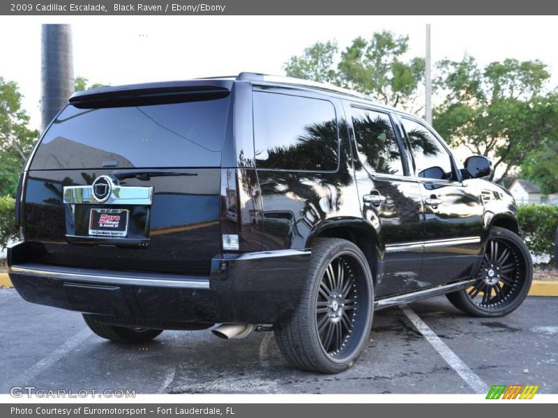 Black Raven / Ebony/Ebony 2009 Cadillac Escalade