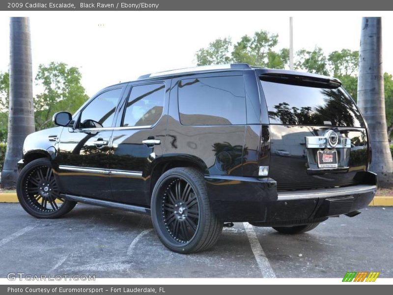Black Raven / Ebony/Ebony 2009 Cadillac Escalade