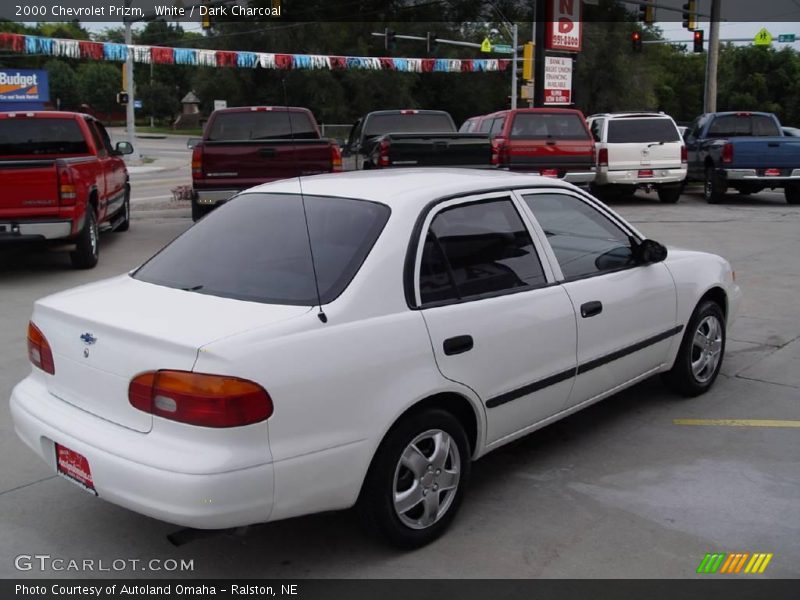 White / Dark Charcoal 2000 Chevrolet Prizm