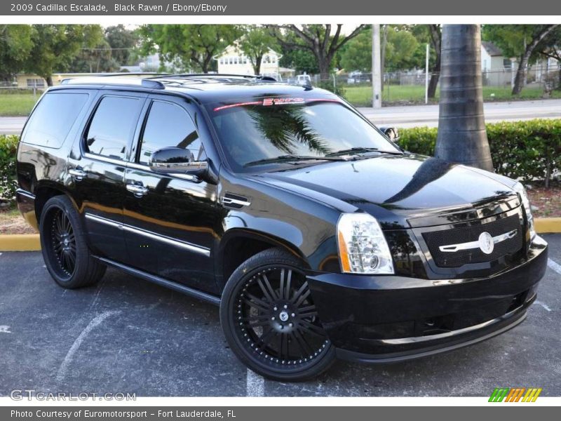 Black Raven / Ebony/Ebony 2009 Cadillac Escalade