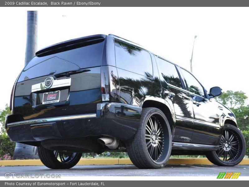 Black Raven / Ebony/Ebony 2009 Cadillac Escalade