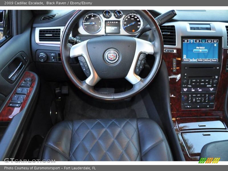 Black Raven / Ebony/Ebony 2009 Cadillac Escalade