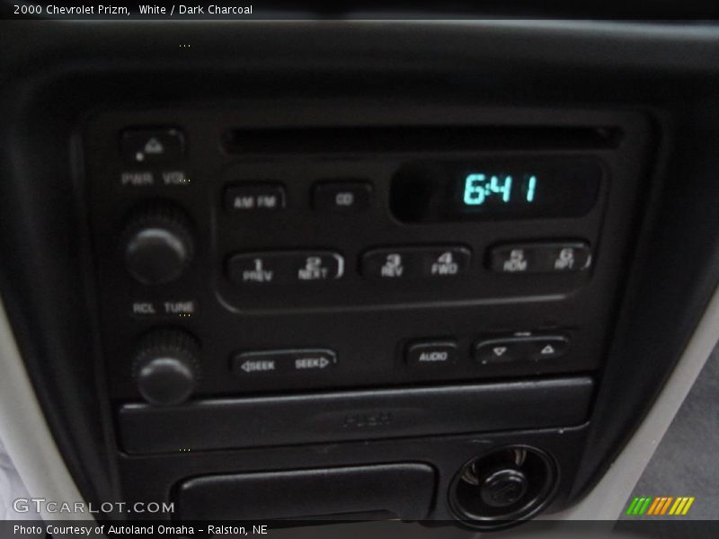 White / Dark Charcoal 2000 Chevrolet Prizm