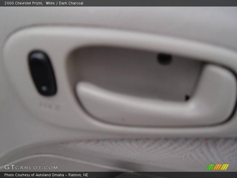 White / Dark Charcoal 2000 Chevrolet Prizm