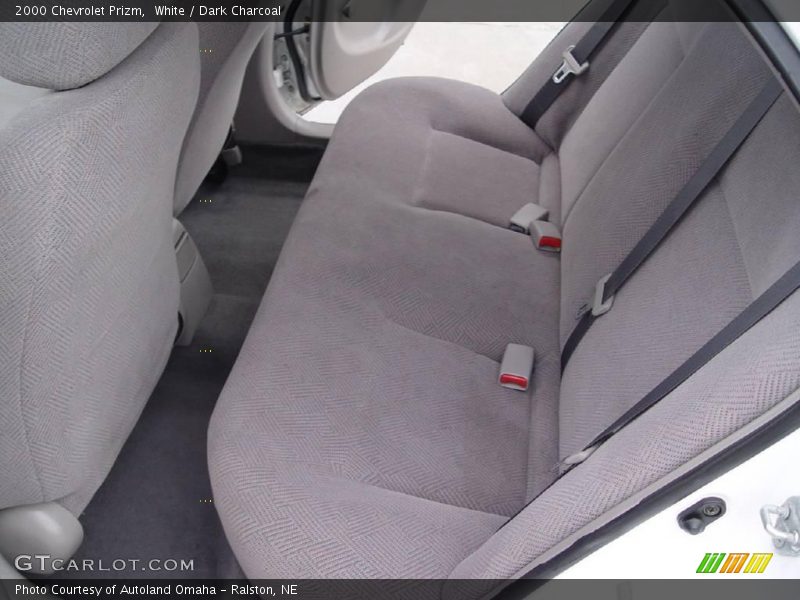 White / Dark Charcoal 2000 Chevrolet Prizm