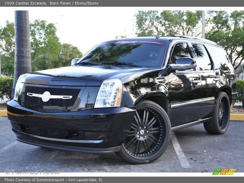 Black Raven / Ebony/Ebony 2009 Cadillac Escalade
