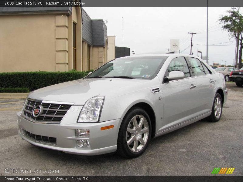 Radiant Silver / Ebony 2009 Cadillac STS V8