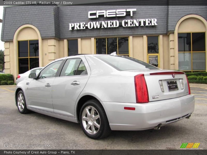 Radiant Silver / Ebony 2009 Cadillac STS V8