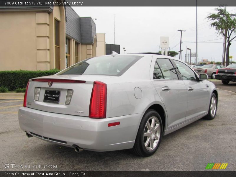 Radiant Silver / Ebony 2009 Cadillac STS V8