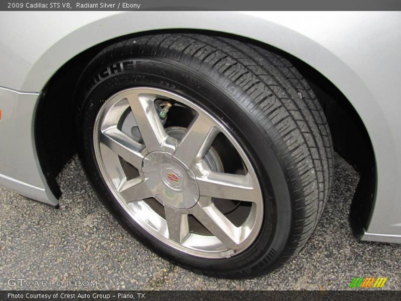 Radiant Silver / Ebony 2009 Cadillac STS V8
