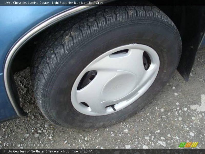 Light Sapphire Blue Metallic / Gray 1991 Chevrolet Lumina Coupe
