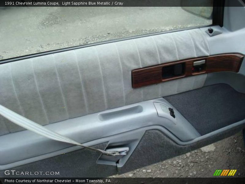 Light Sapphire Blue Metallic / Gray 1991 Chevrolet Lumina Coupe
