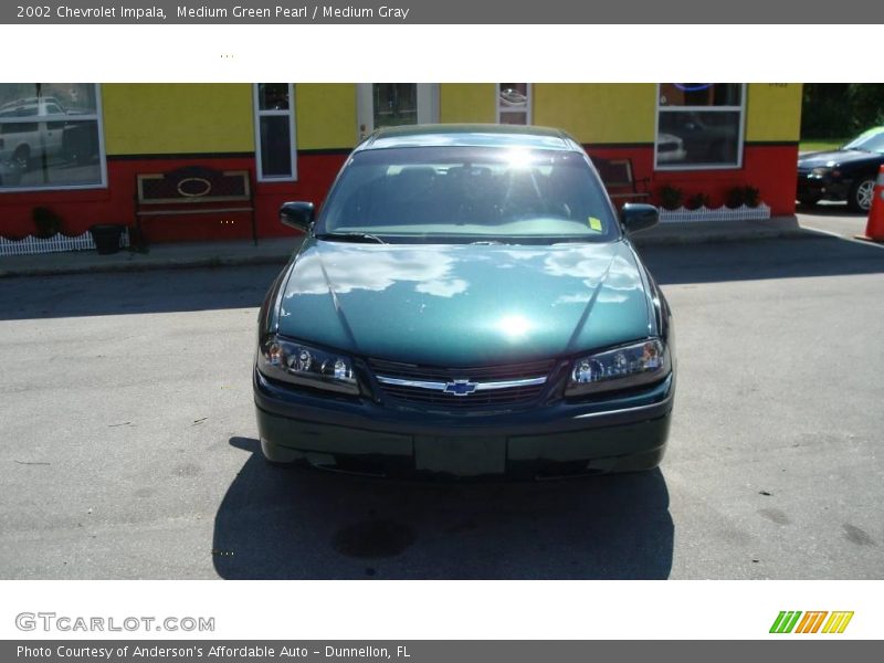 Medium Green Pearl / Medium Gray 2002 Chevrolet Impala