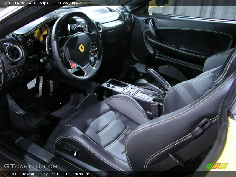 Yellow / Black 2005 Ferrari F430 Coupe F1