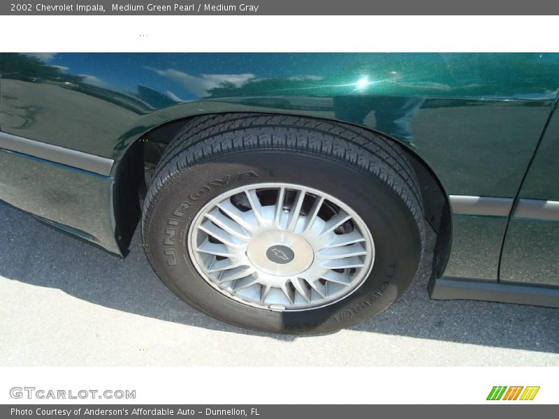 Medium Green Pearl / Medium Gray 2002 Chevrolet Impala