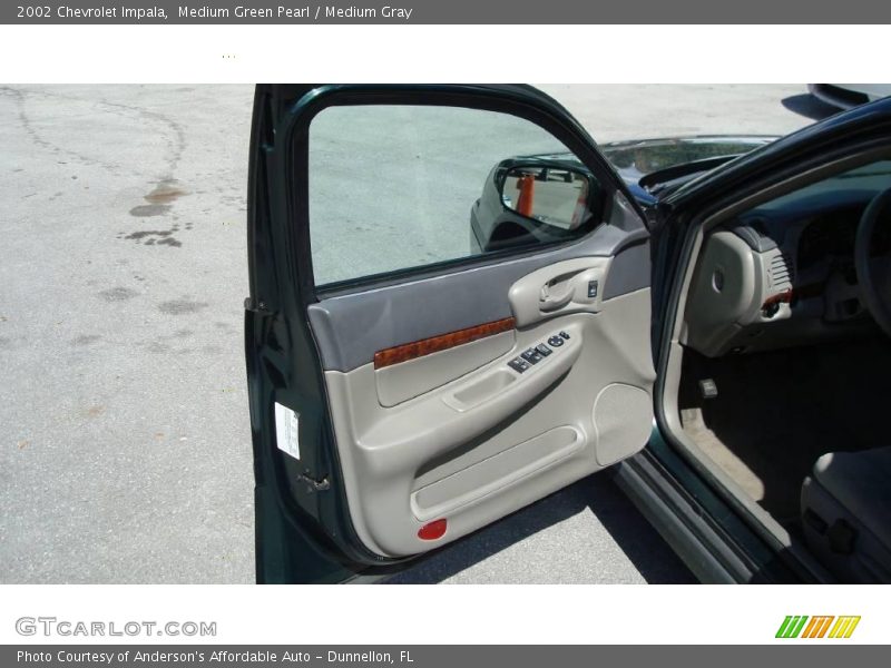 Medium Green Pearl / Medium Gray 2002 Chevrolet Impala