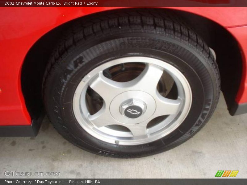 Bright Red / Ebony 2002 Chevrolet Monte Carlo LS