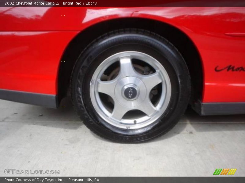 Bright Red / Ebony 2002 Chevrolet Monte Carlo LS