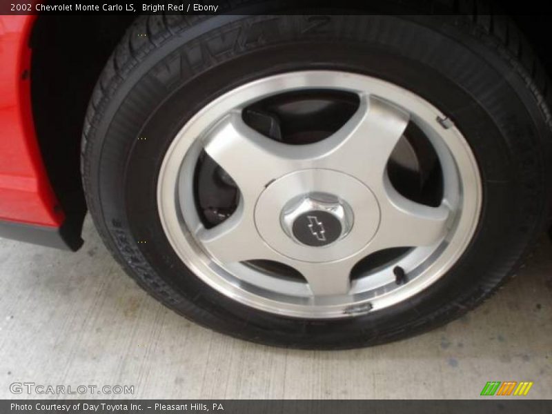 Bright Red / Ebony 2002 Chevrolet Monte Carlo LS