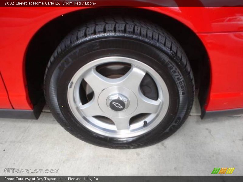 Bright Red / Ebony 2002 Chevrolet Monte Carlo LS