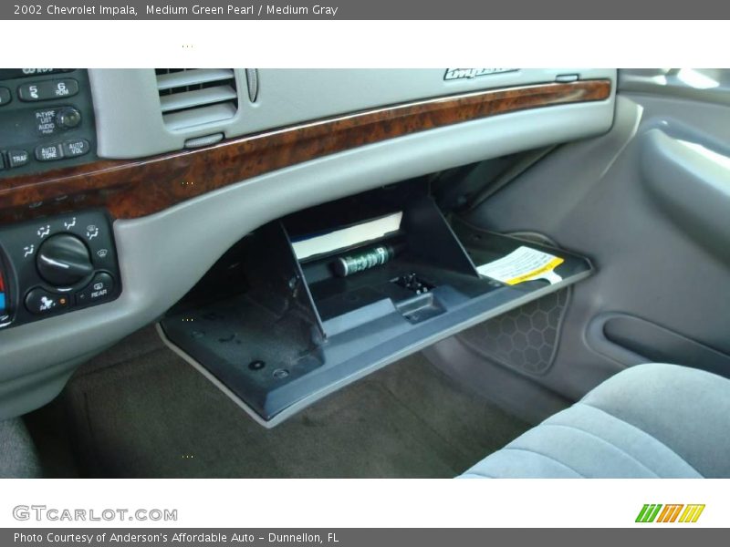 Medium Green Pearl / Medium Gray 2002 Chevrolet Impala