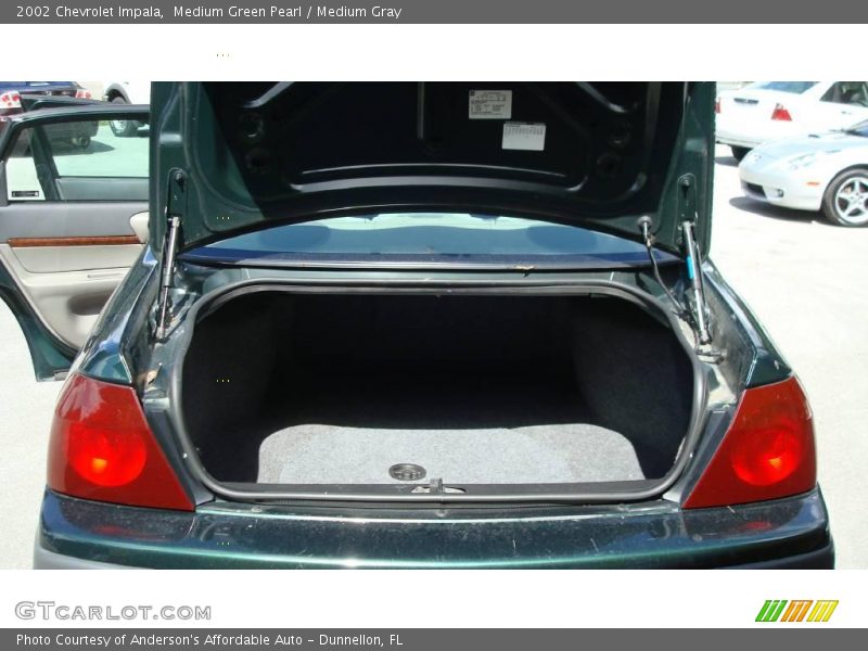 Medium Green Pearl / Medium Gray 2002 Chevrolet Impala