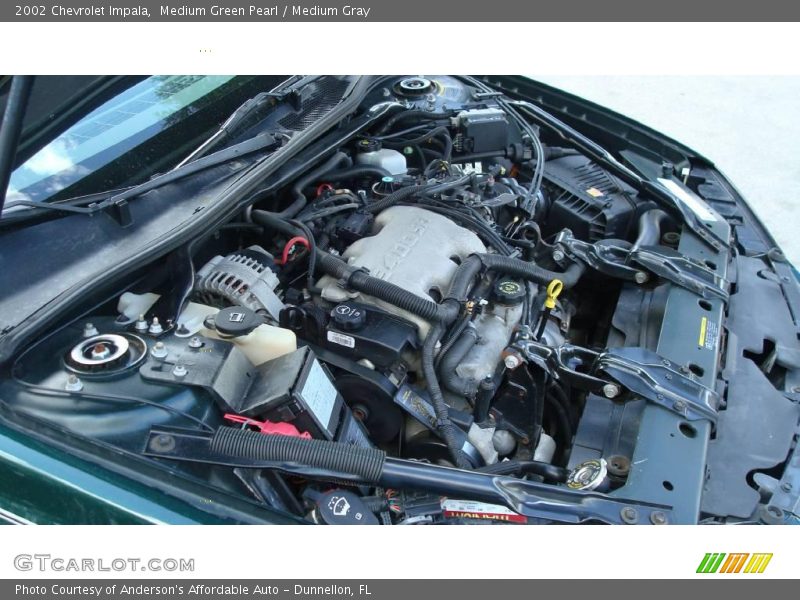 Medium Green Pearl / Medium Gray 2002 Chevrolet Impala