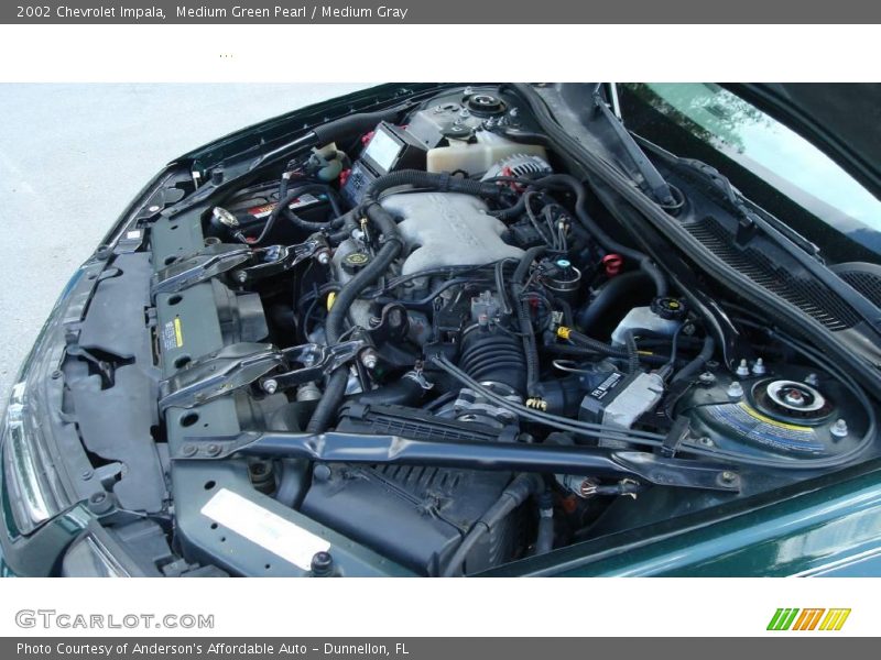 Medium Green Pearl / Medium Gray 2002 Chevrolet Impala