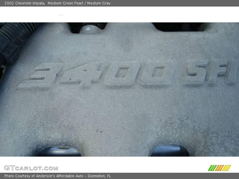 Medium Green Pearl / Medium Gray 2002 Chevrolet Impala