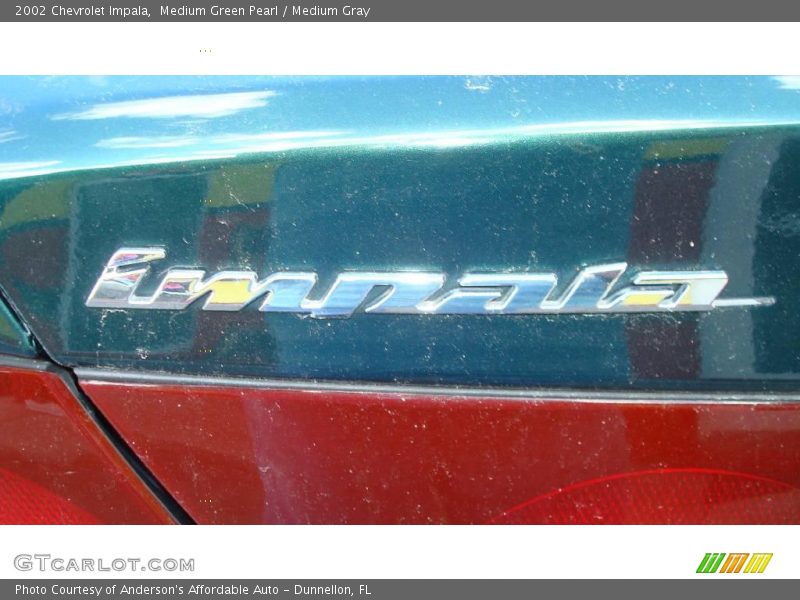 Medium Green Pearl / Medium Gray 2002 Chevrolet Impala