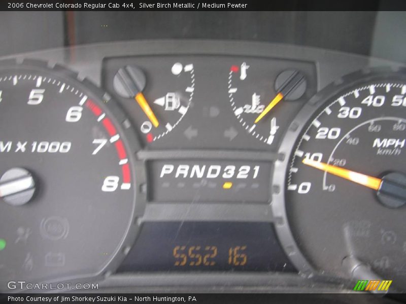 Silver Birch Metallic / Medium Pewter 2006 Chevrolet Colorado Regular Cab 4x4