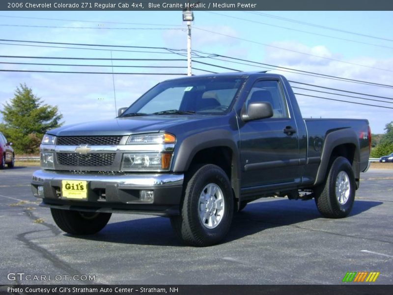 Blue Granite Metallic / Medium Pewter 2006 Chevrolet Colorado Z71 Regular Cab 4x4
