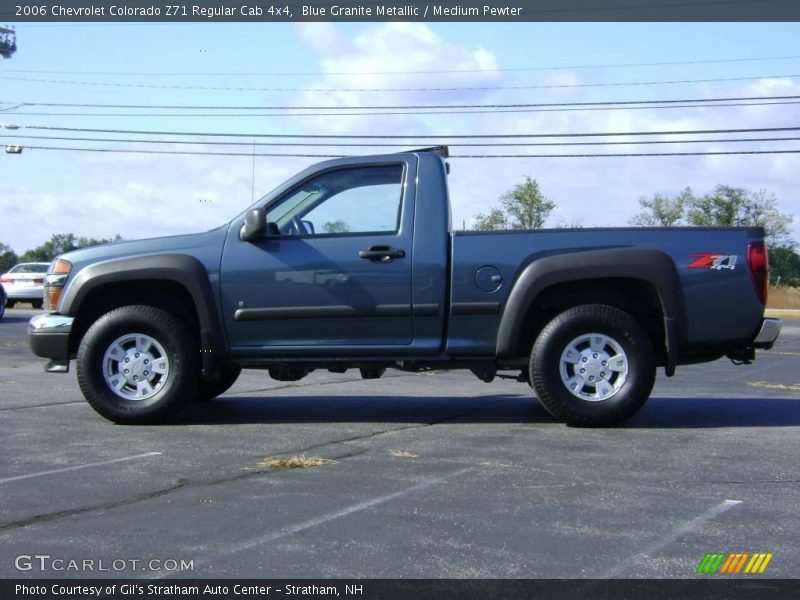 Blue Granite Metallic / Medium Pewter 2006 Chevrolet Colorado Z71 Regular Cab 4x4