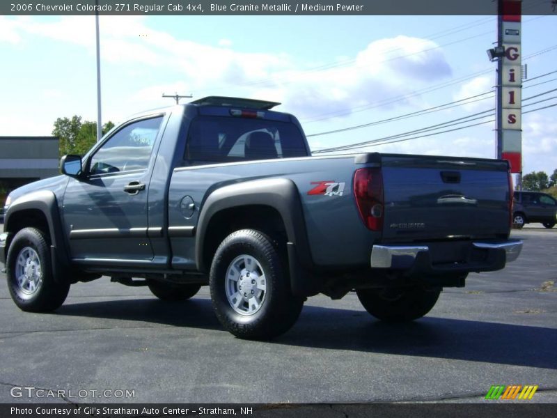 Blue Granite Metallic / Medium Pewter 2006 Chevrolet Colorado Z71 Regular Cab 4x4