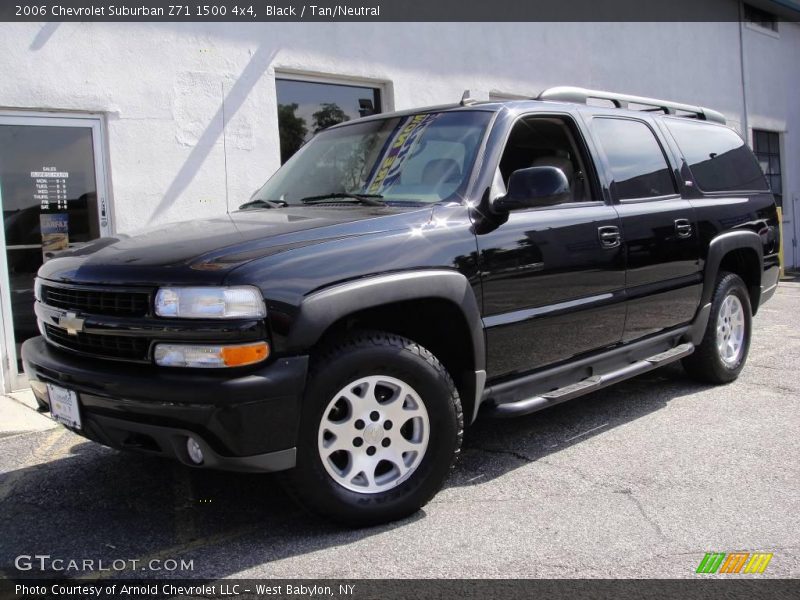 Black / Tan/Neutral 2006 Chevrolet Suburban Z71 1500 4x4