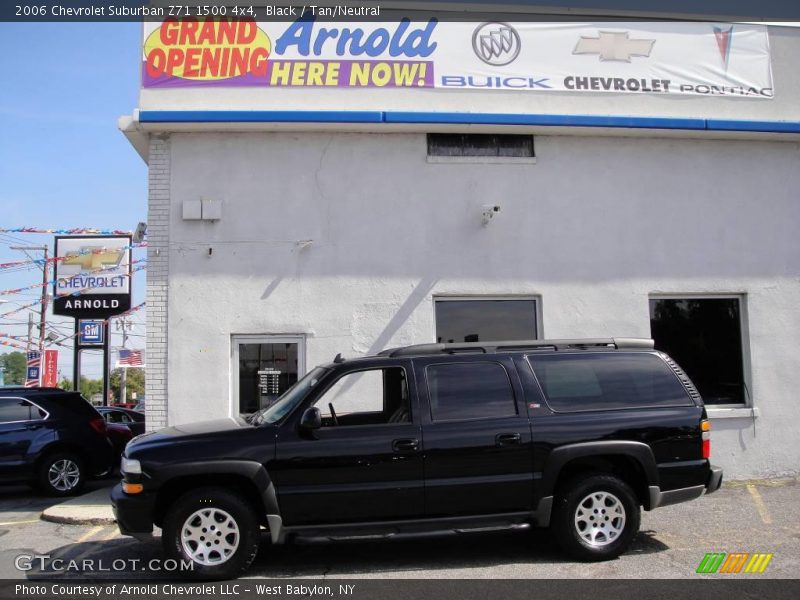 Black / Tan/Neutral 2006 Chevrolet Suburban Z71 1500 4x4