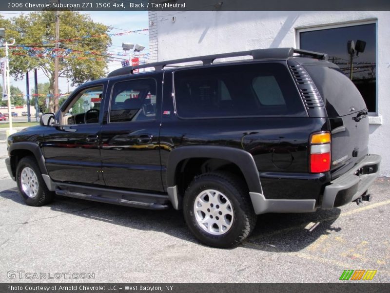 Black / Tan/Neutral 2006 Chevrolet Suburban Z71 1500 4x4