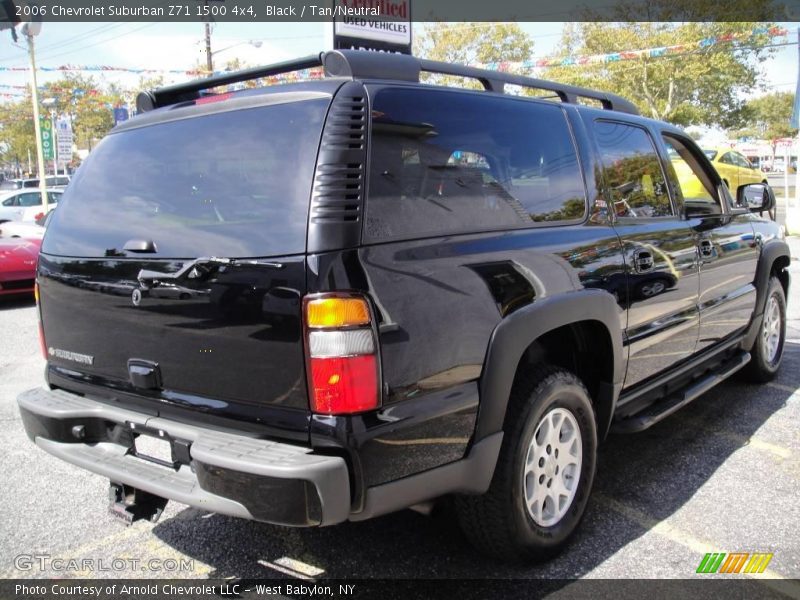 Black / Tan/Neutral 2006 Chevrolet Suburban Z71 1500 4x4