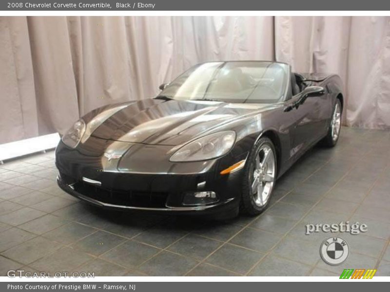 Black / Ebony 2008 Chevrolet Corvette Convertible
