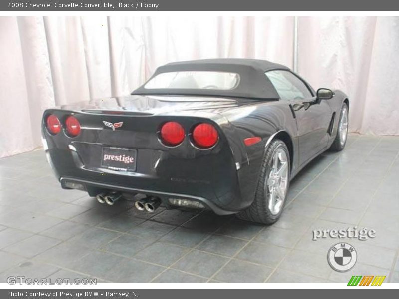 Black / Ebony 2008 Chevrolet Corvette Convertible