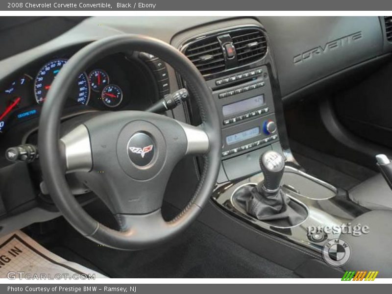 Black / Ebony 2008 Chevrolet Corvette Convertible