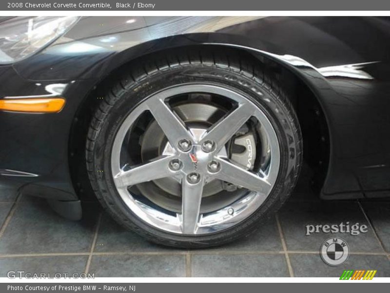 Black / Ebony 2008 Chevrolet Corvette Convertible