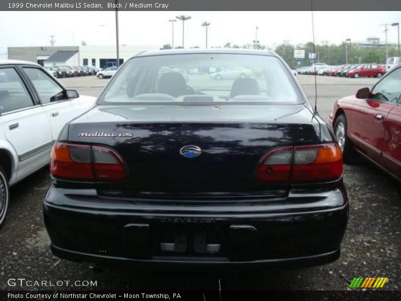 Black / Medium Gray 1999 Chevrolet Malibu LS Sedan